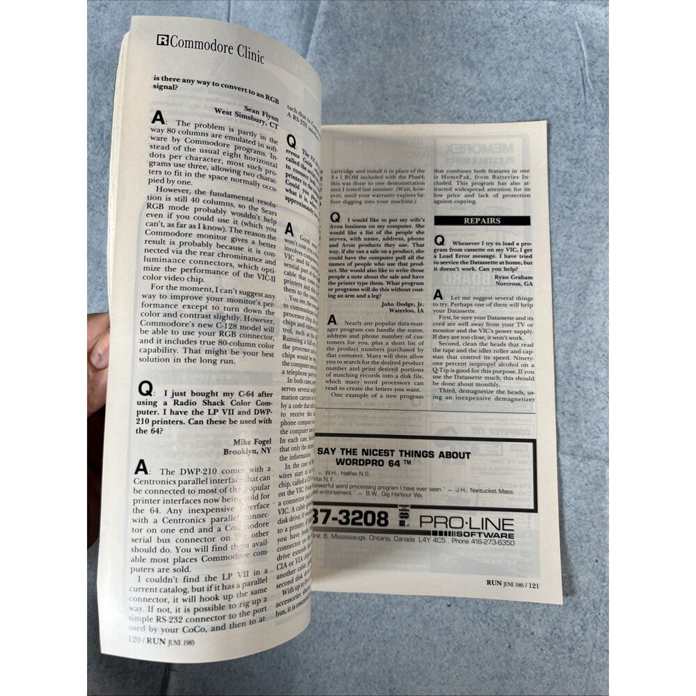 Run Magazine Commodore June 1985 - Picture 4 of 7